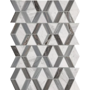 Ashen Palissandro & Carrara Wh Hinge - stone tile